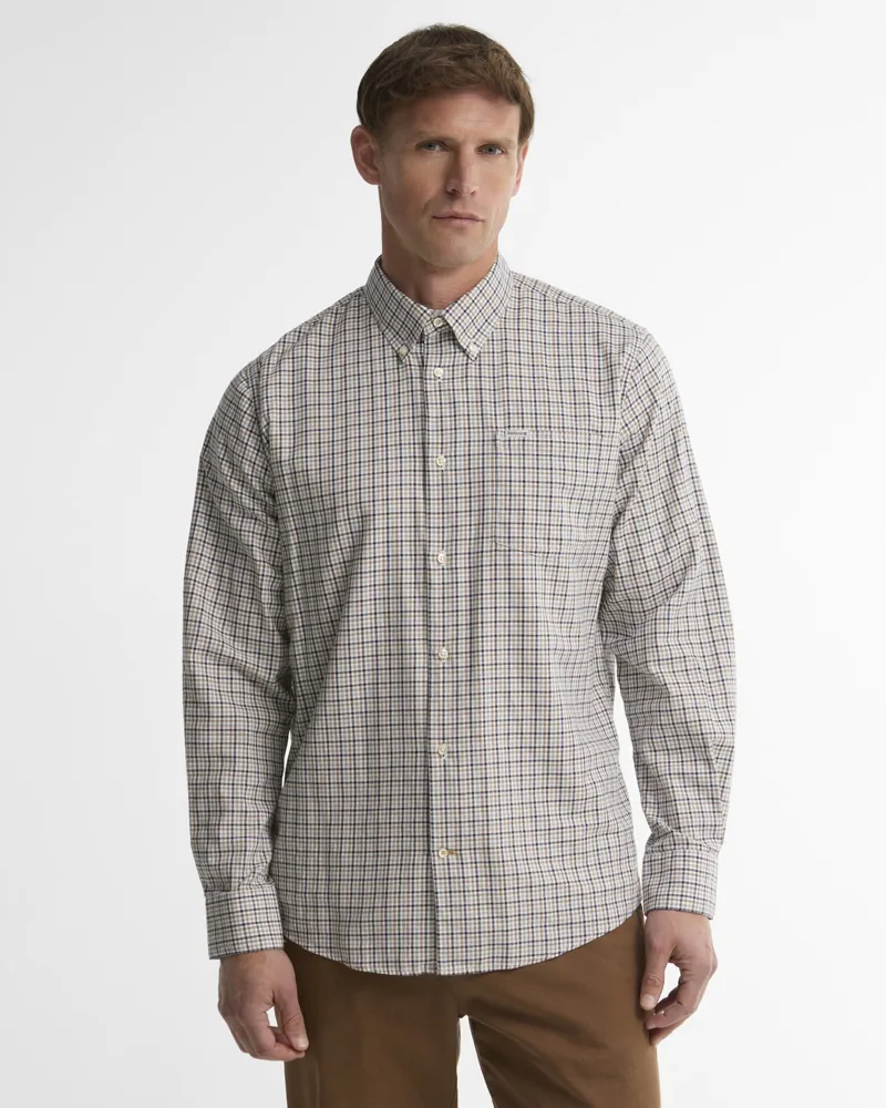 Barbour Farmtown Regular-Fit Long-Sleeved Shirt - Navy