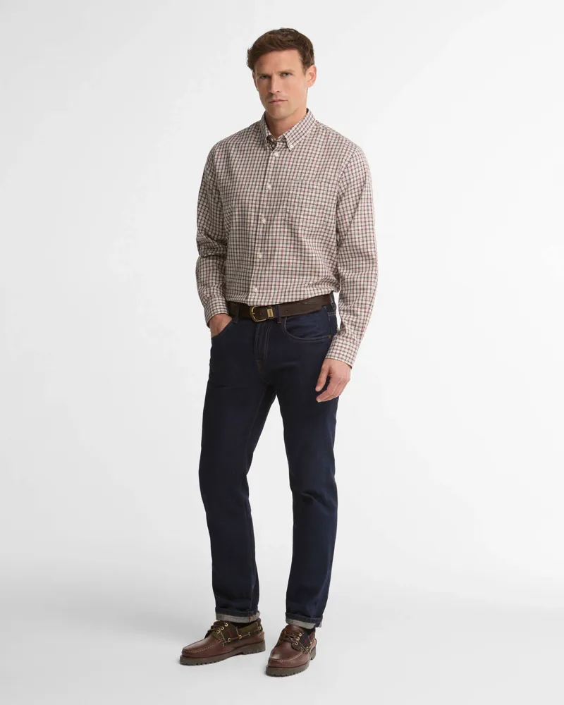 Barbour William Regular-Fit Long-Sleeved Shirt - Olive-1