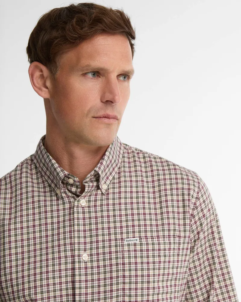 Barbour William Regular-Fit Long-Sleeved Shirt - Olive-3