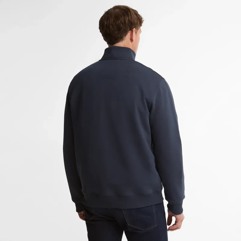 Barbour Fosse Half Zip Sweatshirt - Navy-1