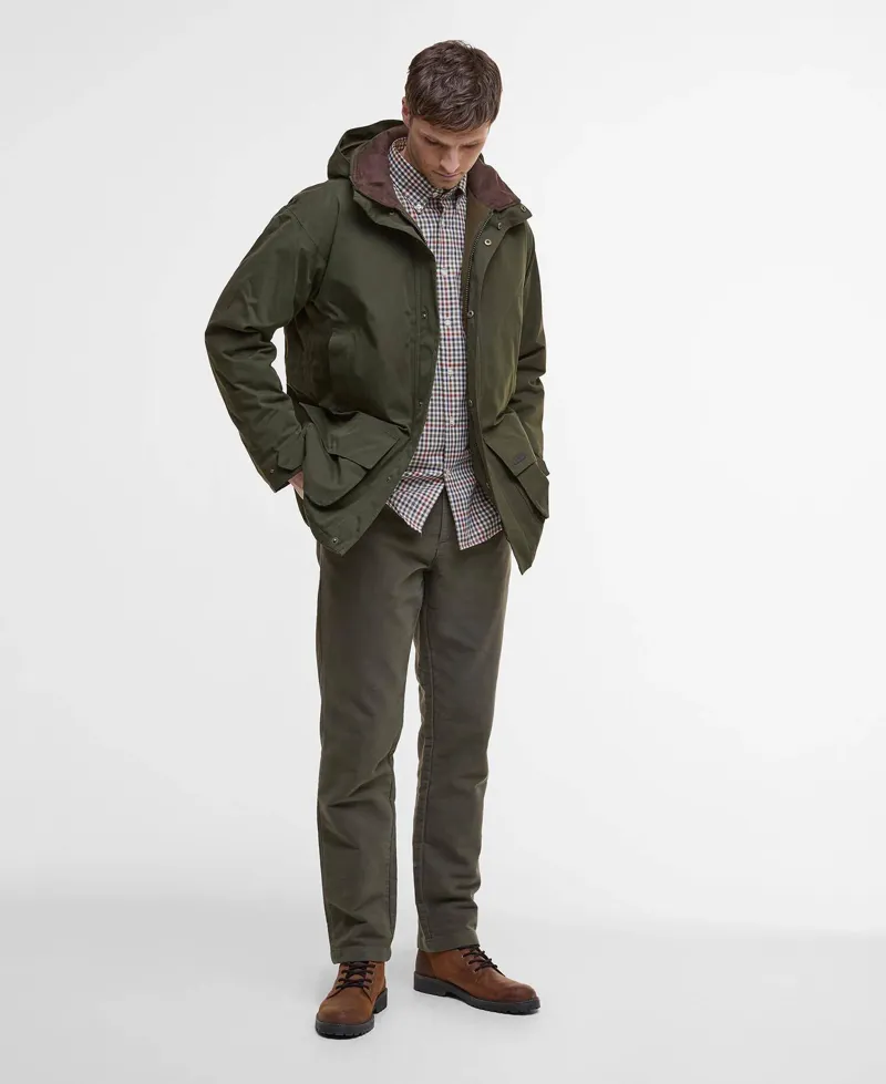 Barbour Beaconsfield Jacket - Olive-1
