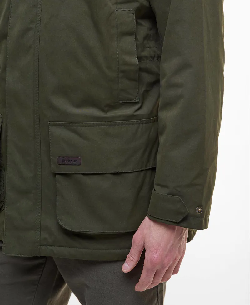 Barbour Beaconsfield Jacket - Olive-5