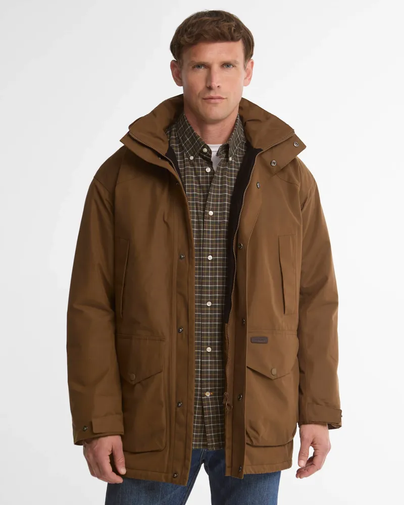 Barbour Farlam Waterproof Jacket - Deep Sand