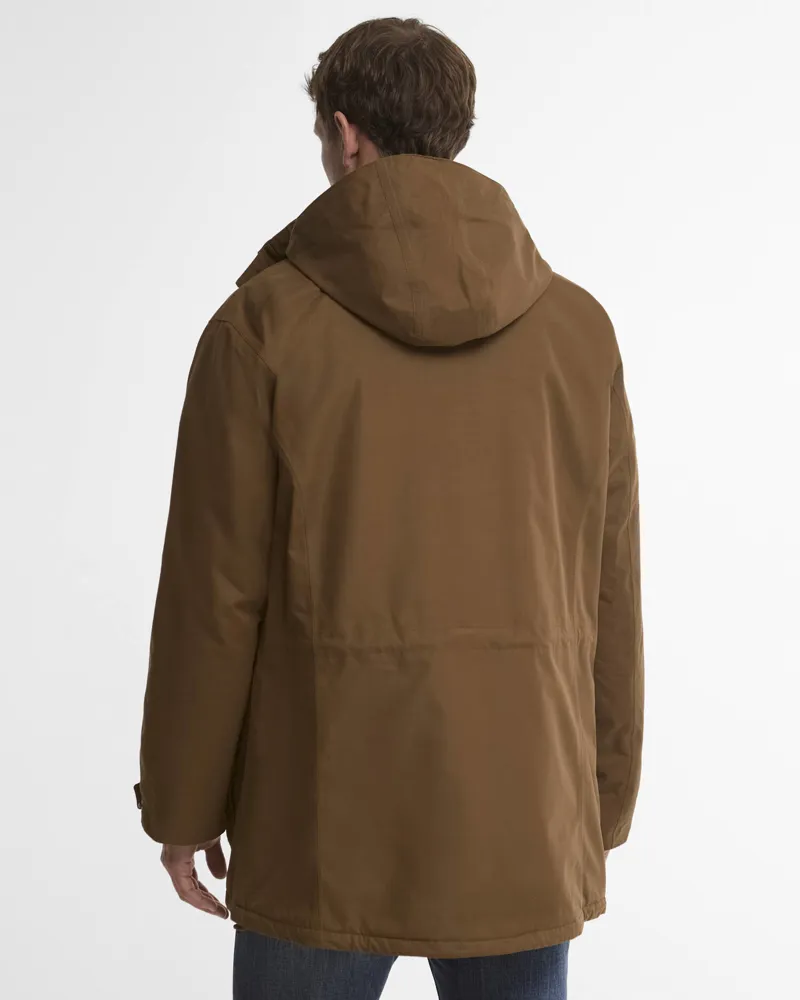 Barbour Farlam Waterproof Jacket - Deep Sand-2