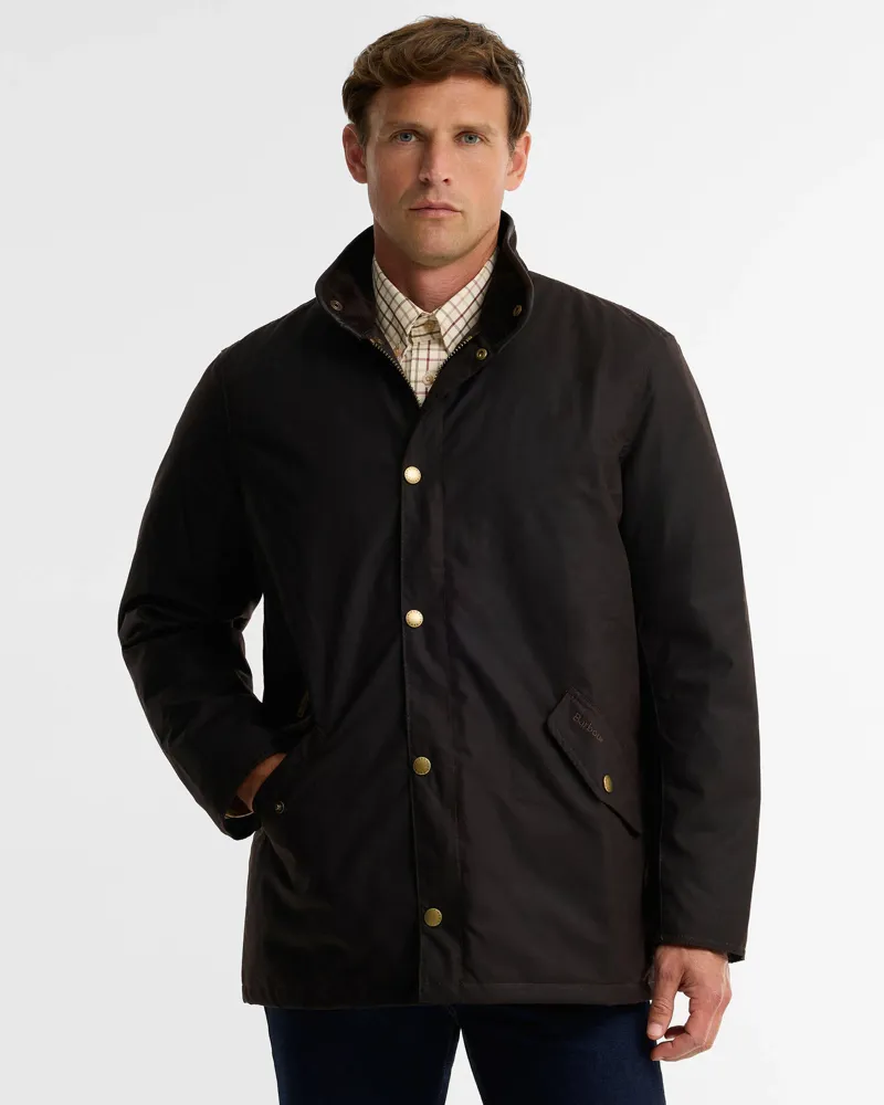 Barbour Prestbury Waxed Jacket - Rustic