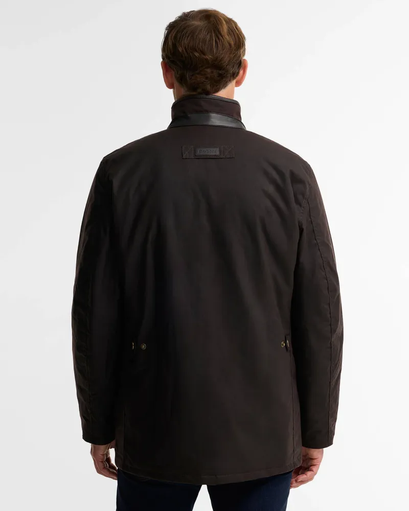 Barbour Prestbury Waxed Jacket - Rustic-2