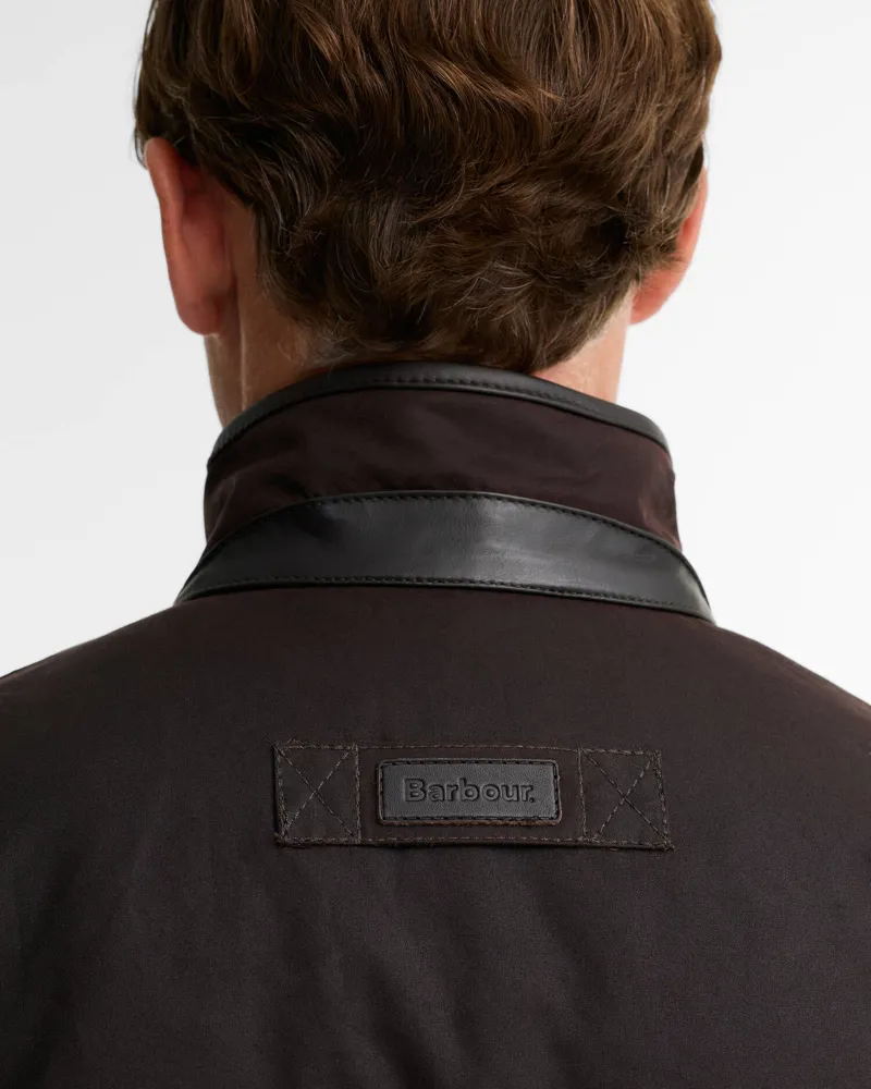Barbour Prestbury Waxed Jacket - Rustic-4