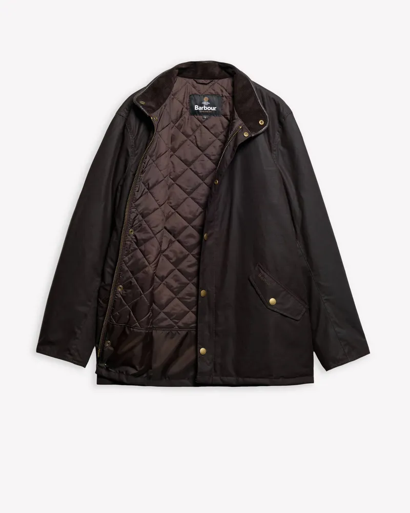 Barbour Prestbury Waxed Jacket - Rustic-5