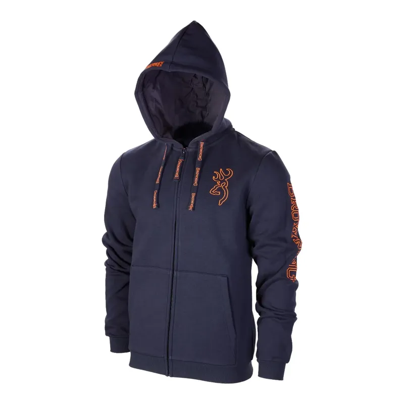 Browning Snapshot Zip Sweatshirt - Blue-3
