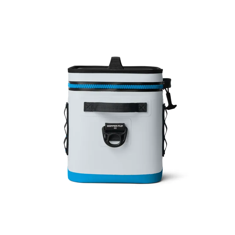 YETI Hopper Flip Fog Grey/Blue 12 Soft Cooler-2
