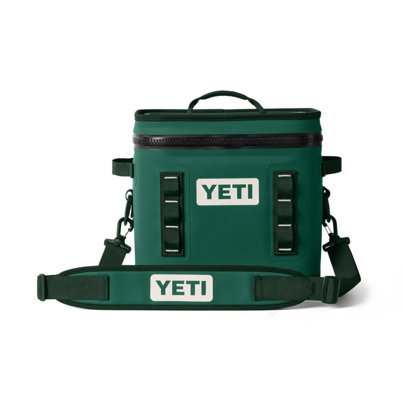 YETI Hopper Flip Black Forest Green 12 Soft Cooler