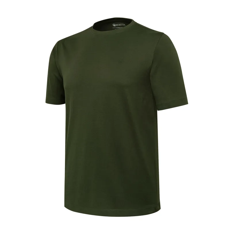 Beretta Set of 3 Corporate T-Shirts - British Green Cordovan and Peat-2