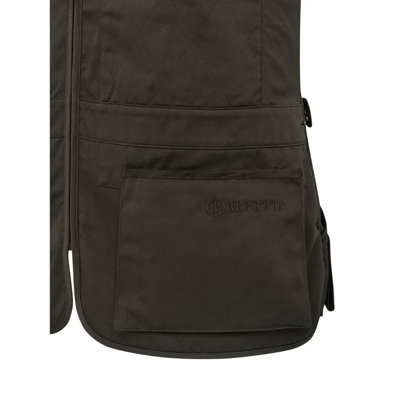 Beretta Ladies Teal Sporting Evo Brown Bark Vest-3