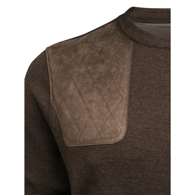 Beretta Highland Heritage Crew Neck - Brown Bark-2