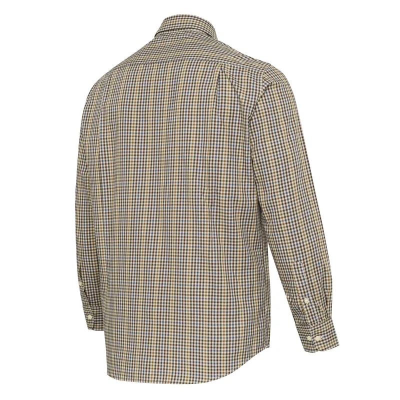 Beretta Bryggen Apricot and Bordeaux Check Shirt-1