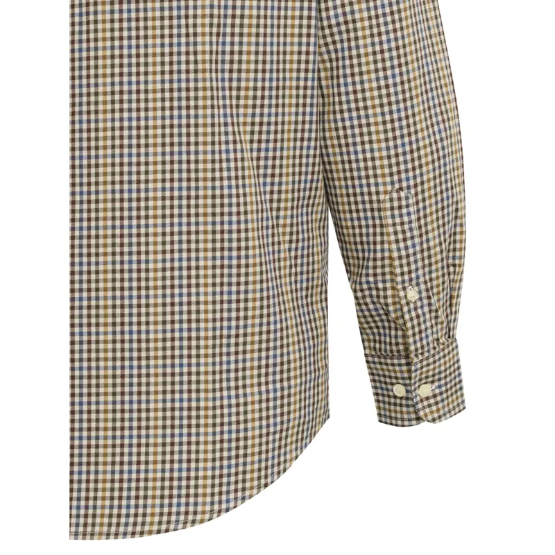 Beretta Bryggen Apricot and Bordeaux Check Shirt-2