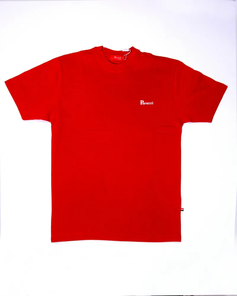 Perazzi Red Basic Short-Sleeved T-Shirt