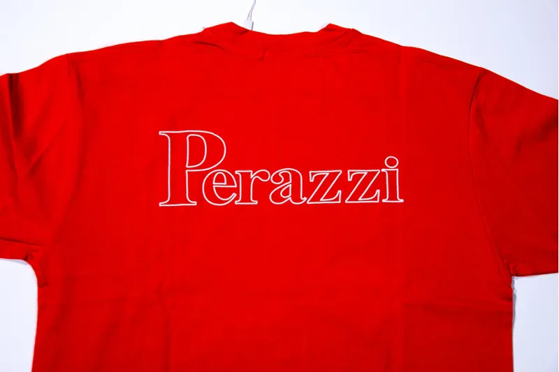 Perazzi Red Basic Short-Sleeved T-Shirt-1