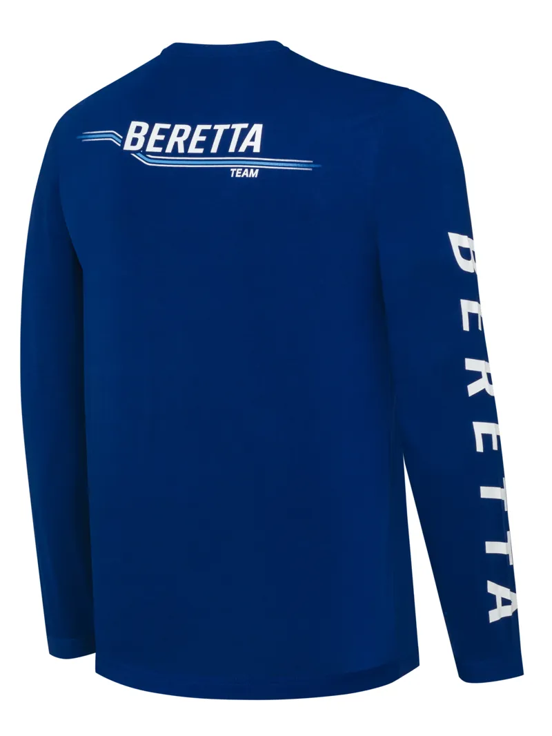 Beretta Team LS Bellwether Blue T-Shirt