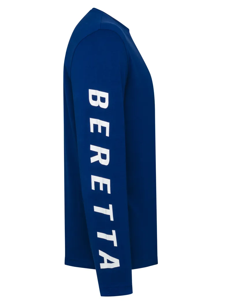 Beretta Team LS Bellwether Blue T-Shirt-1