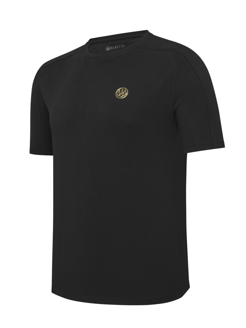 Beretta 500th Anniversary Gold Logo T-Shirt - Black