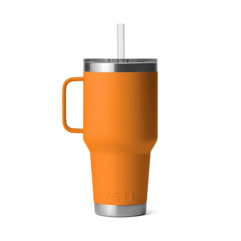 YETI Rambler 35 Oz King Crab Orange Straw Mug-1