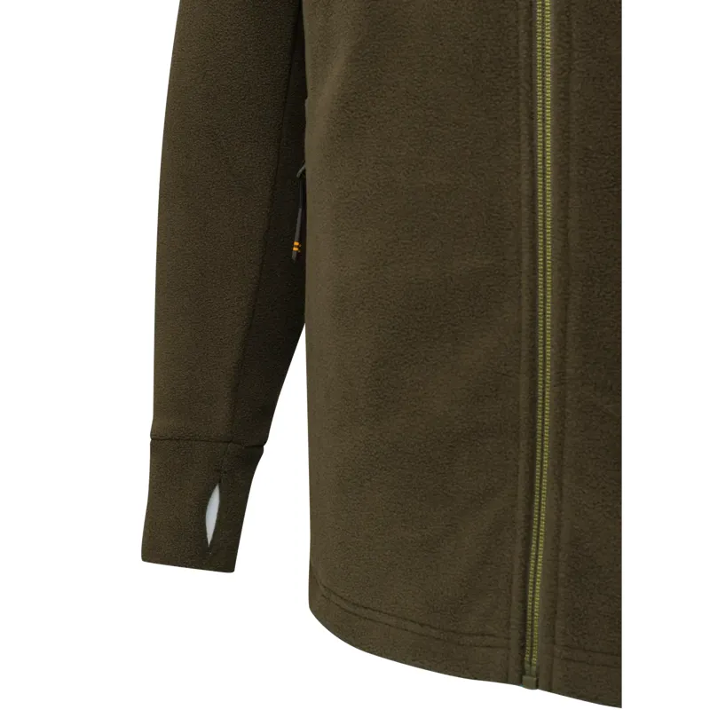 Beretta HP Logo Full Zip Green Moss Fleece-3