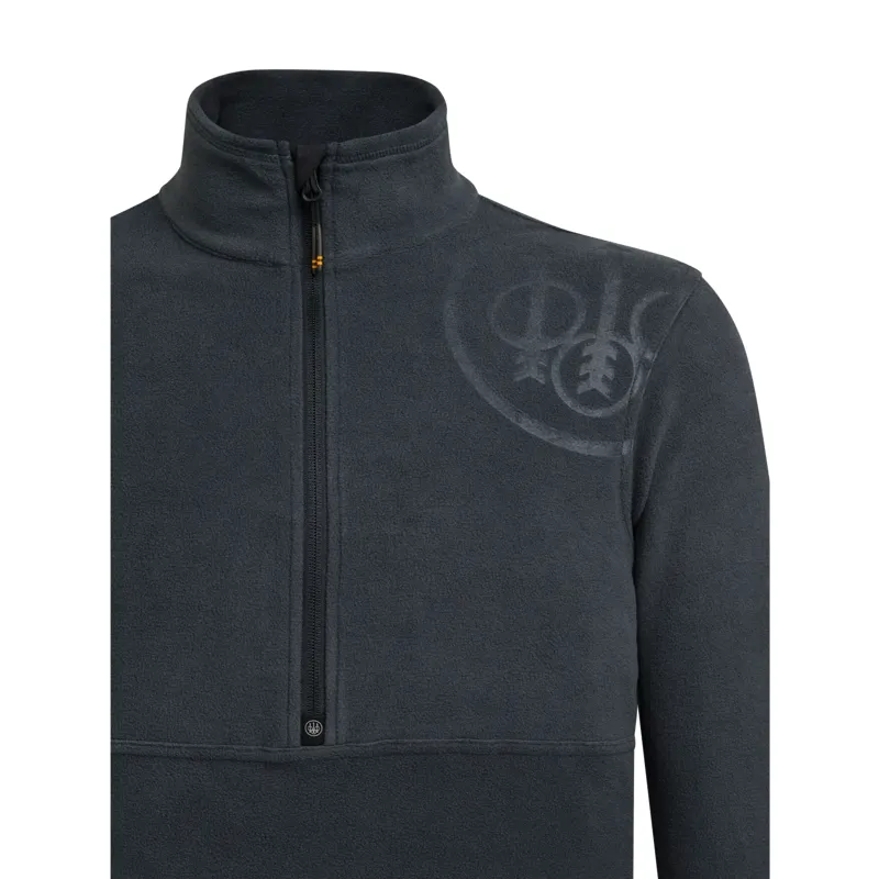 Beretta HP Logo Half Zip Ebony Fleece-1