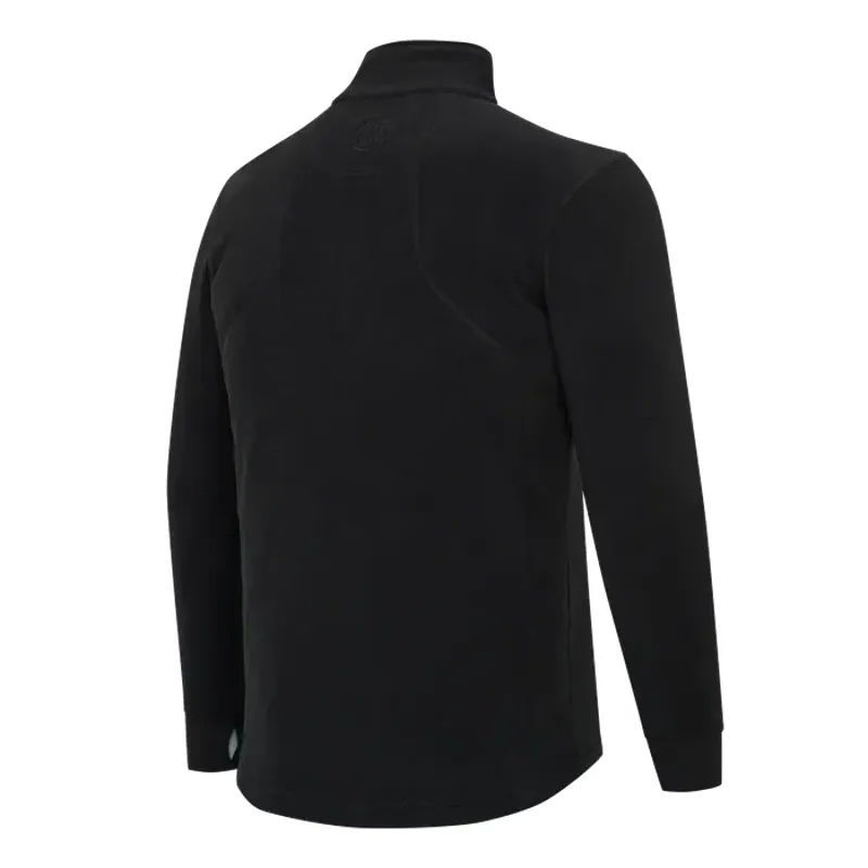 Beretta HP Logo Half Zip Black Fleece-1