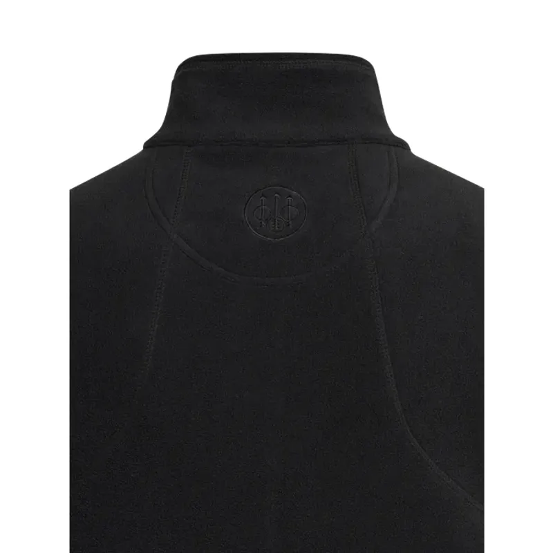 Beretta HP Logo Half Zip Black Fleece-2