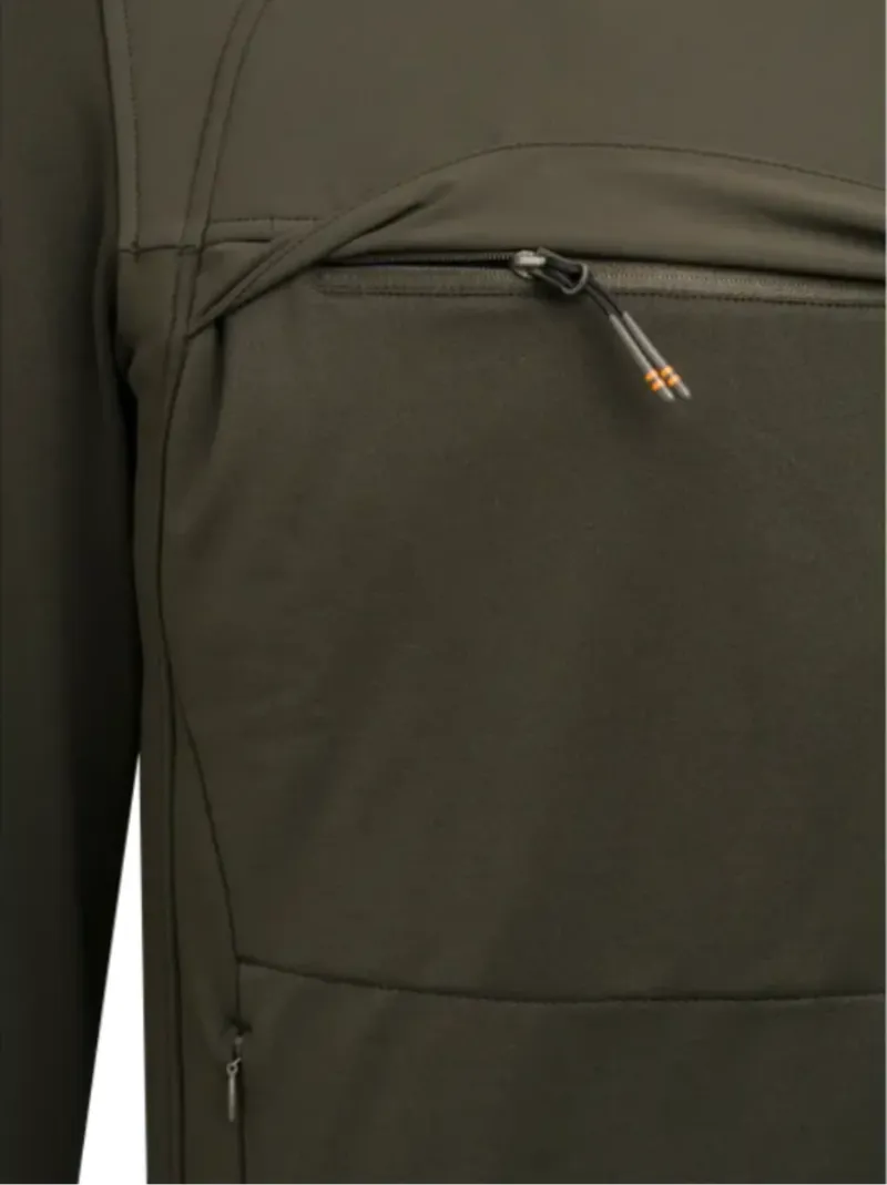 Beretta BinoStash Anorak Fleece - Green Moss-2