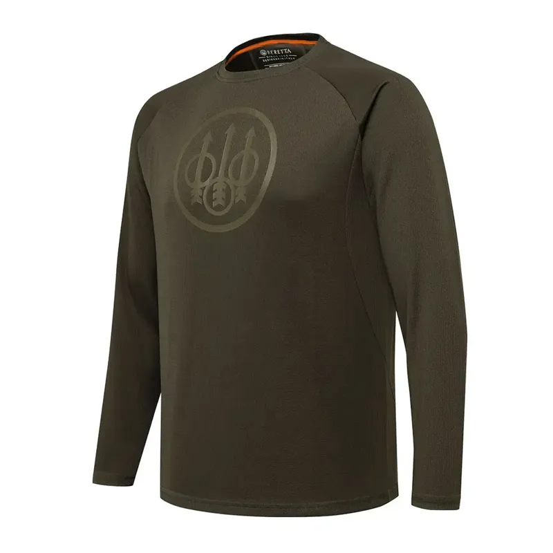 Beretta Ortles Green Moss LS T-Shirt