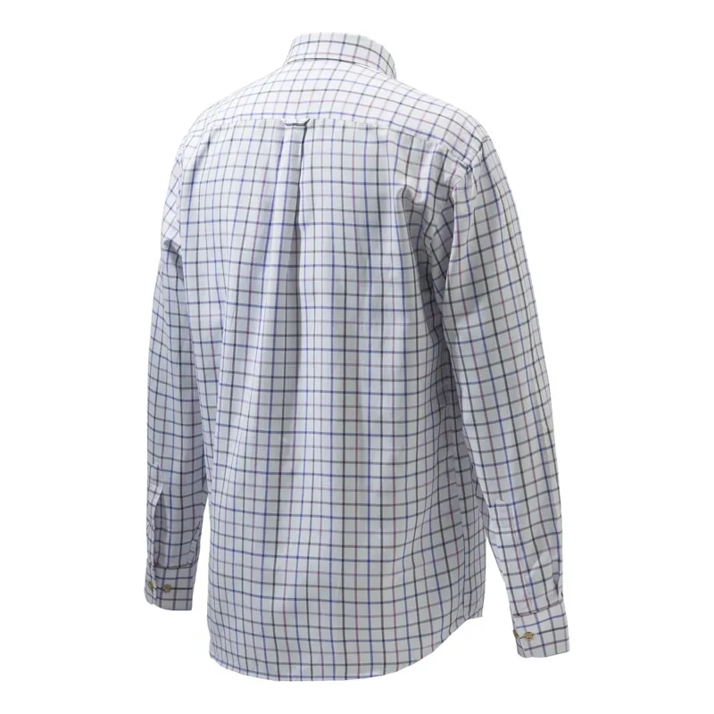 Beretta Classic Shirt - White Violet Fancy -1