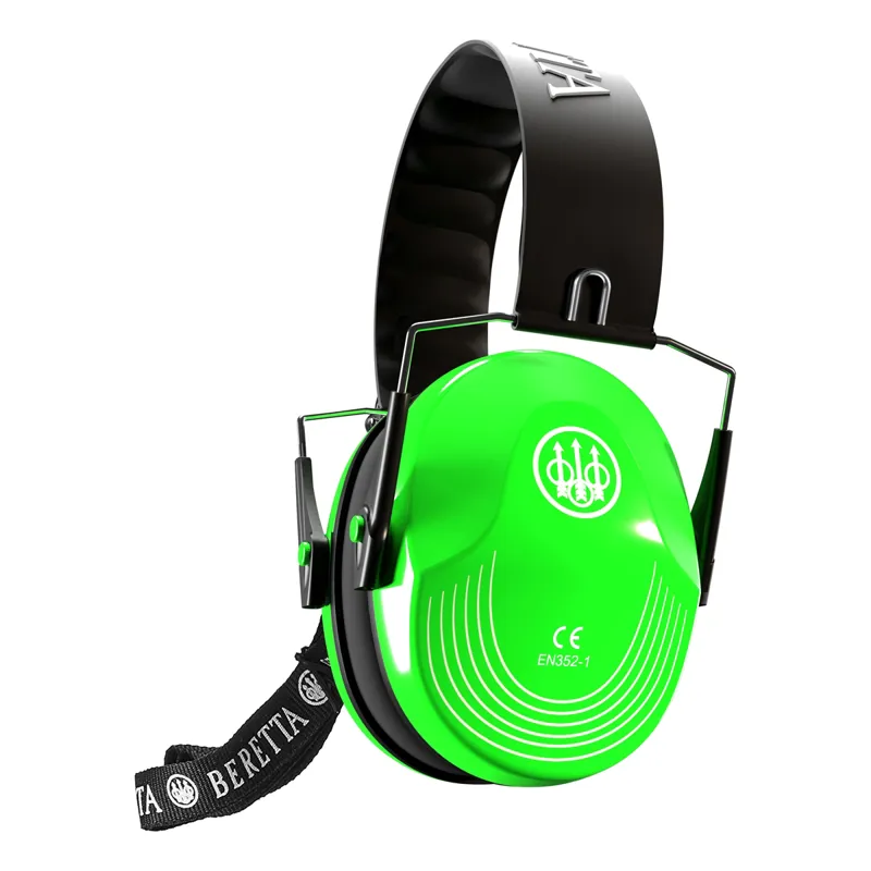 Beretta Solid Bright Green Earmuff