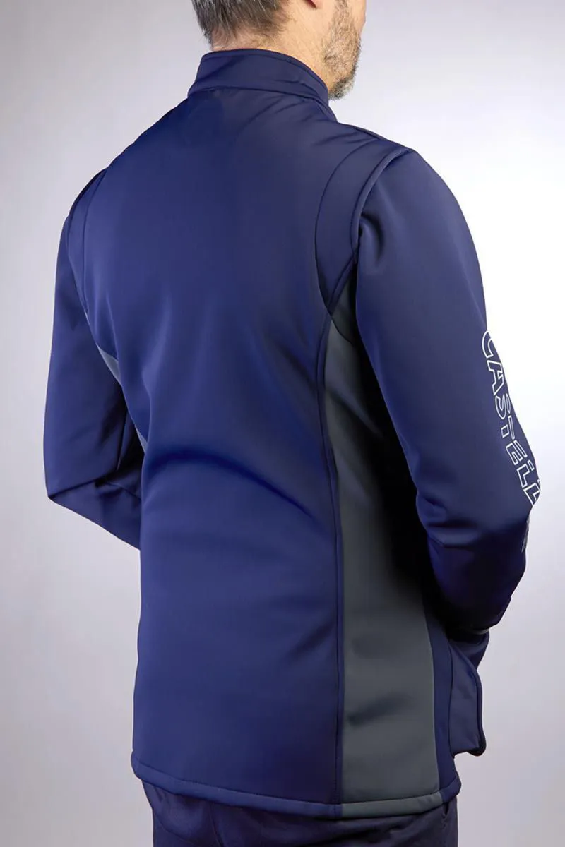 Castellani Dry Film Navy and Grey Jacket-1