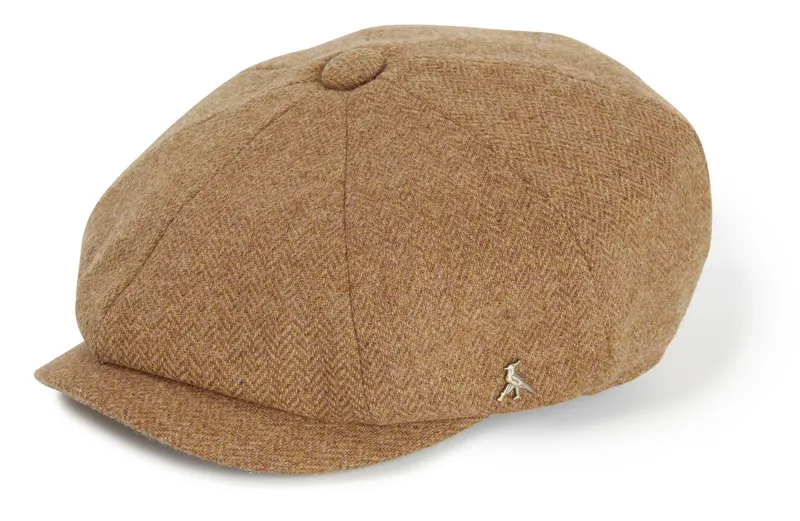 Hicks and Brown Russet Felsham Baker Boy Cap-1