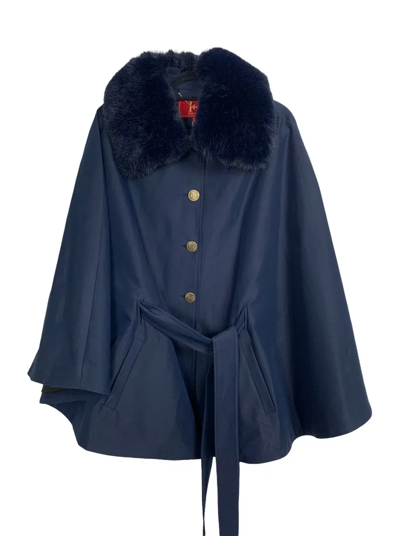 Hunt and Hall Ladies Navy Bilsdale Cape-3