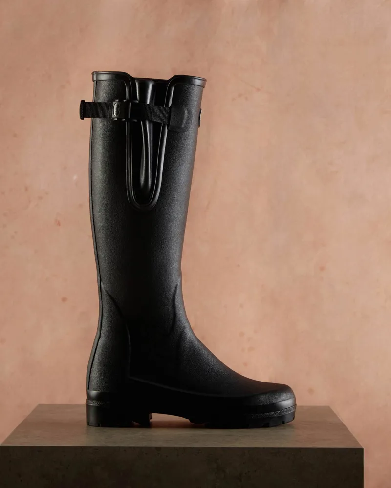 Le Chameau Ladies Black Vierzonord Wellingtons-4