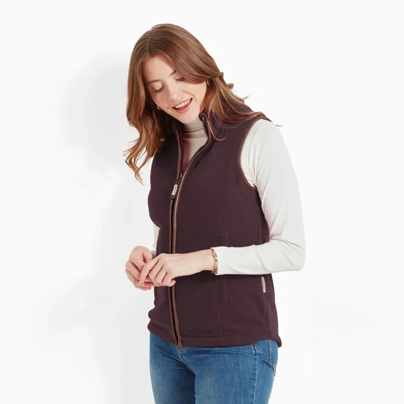 Schoffel Lyndon Fleece Gilet - Port
