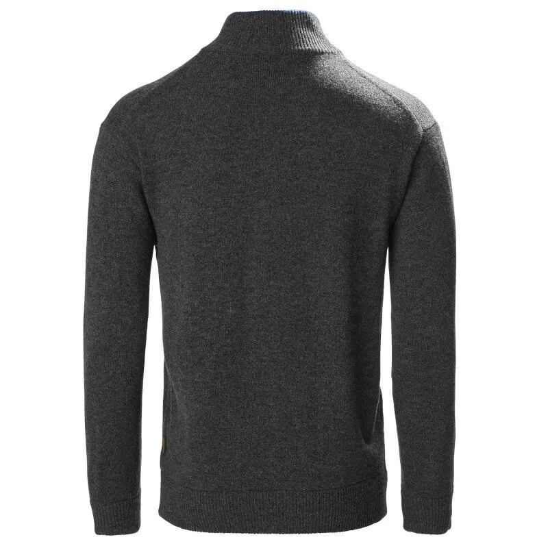 Musto Country Zip Neck Charcoal Knit Jumper-1