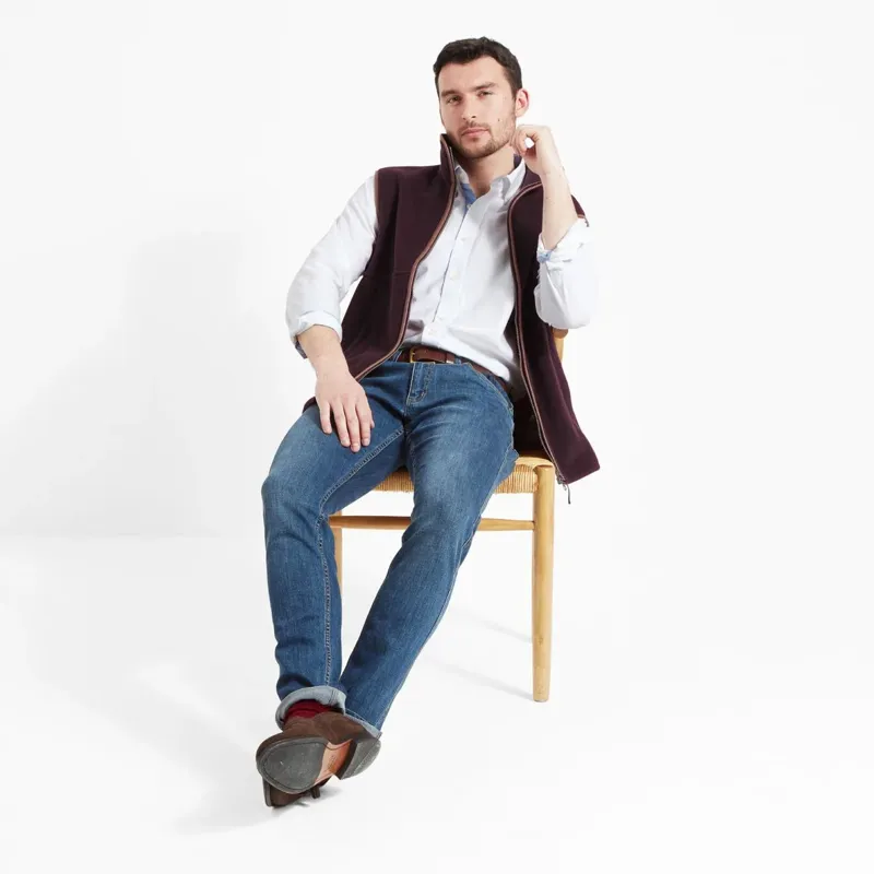 Schoffel Oakham Fleece Gilet - Port-1