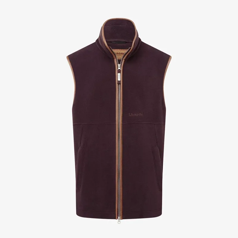 Schoffel Oakham Fleece Gilet - Port-2
