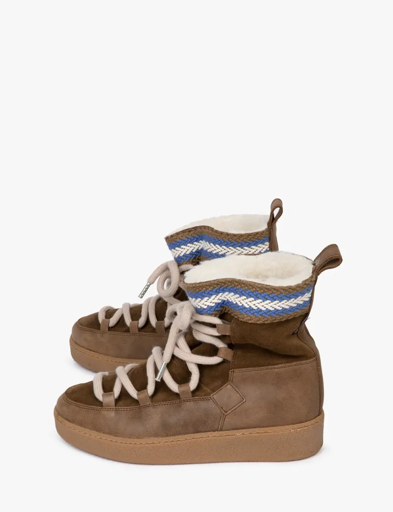 Penelope Chilvers Cosmos Suede Brown Boot-2