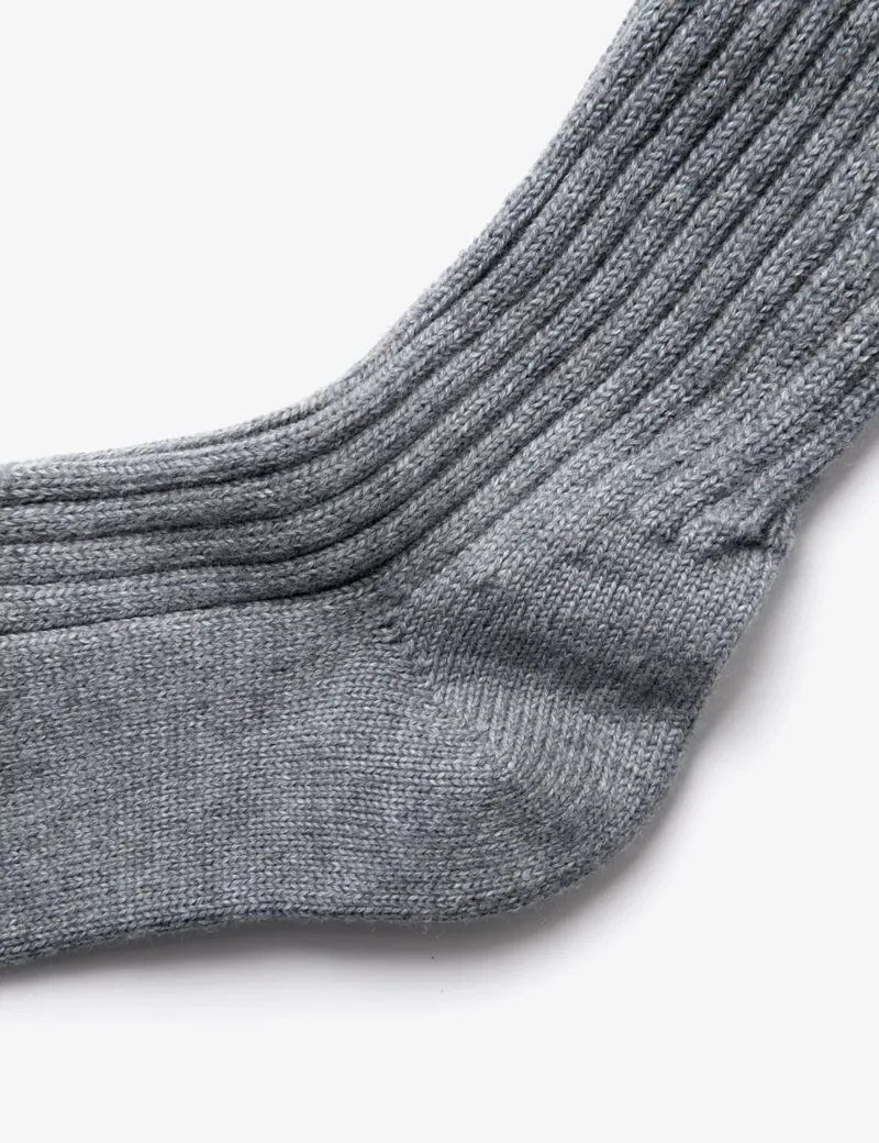 Penelope Chilvers Highland Fairisle Boot Sock - Grey/Multi-2