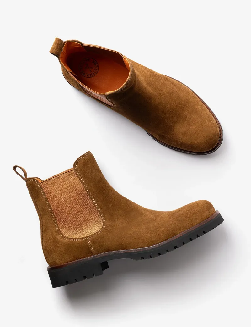 Penelope Chilvers Horatio Suede Peat Chelsea Boot