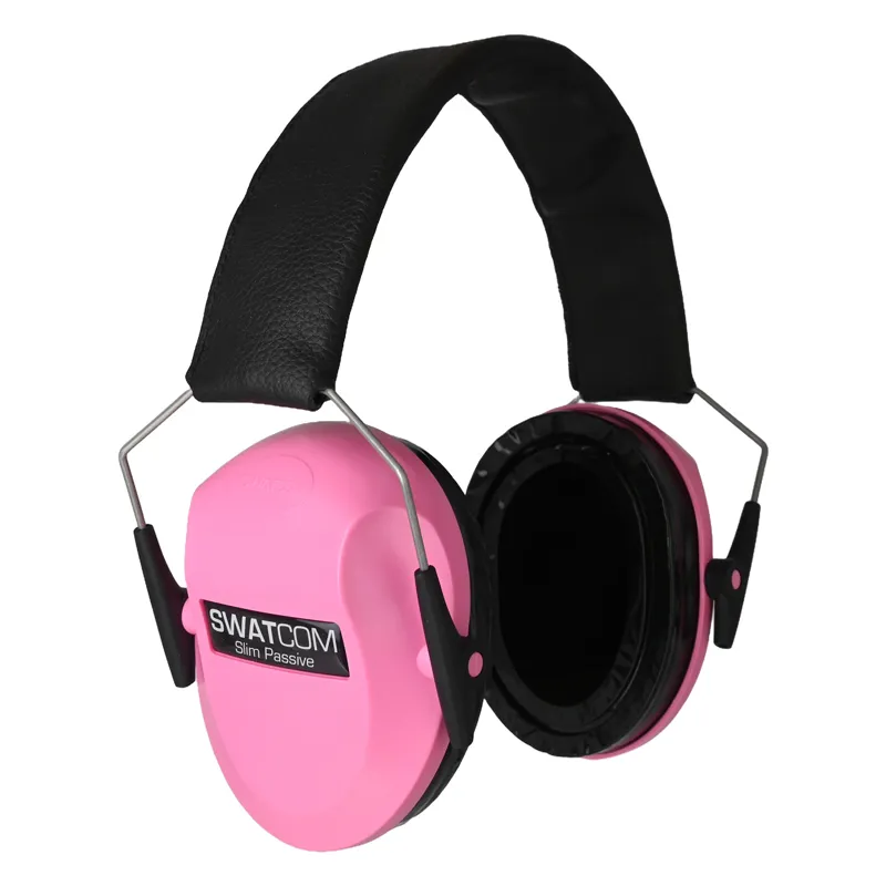 Swatcom Pink Slim Passive Earmuffs