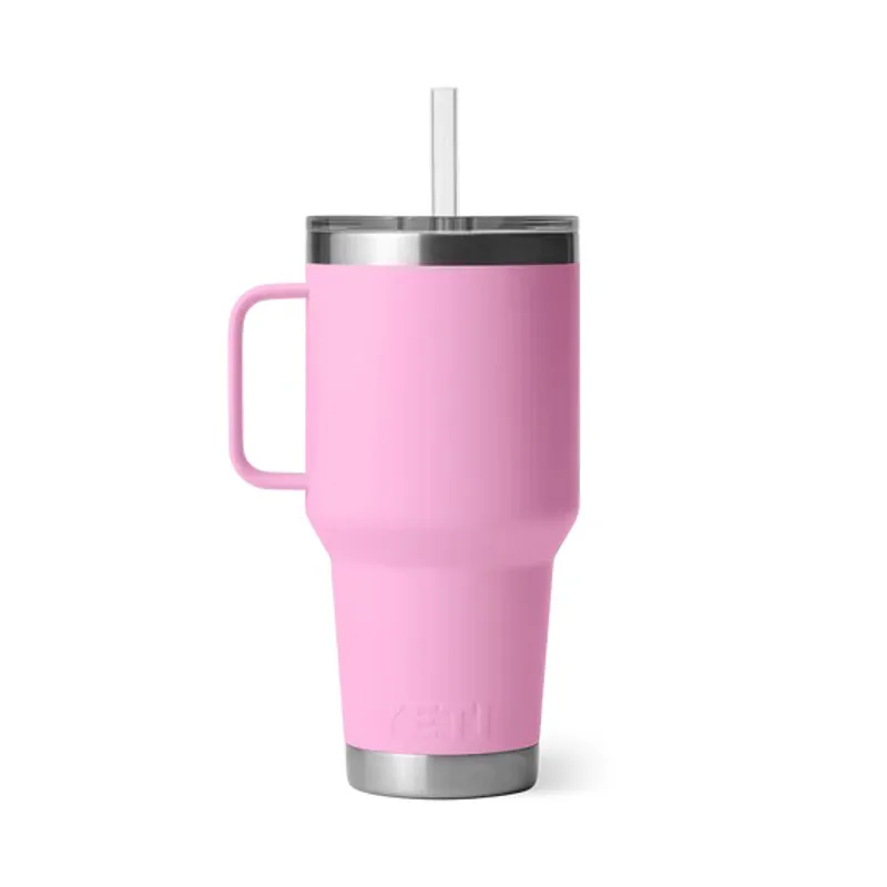 YETI Rambler 35 Oz Power Pink Straw Mug-1