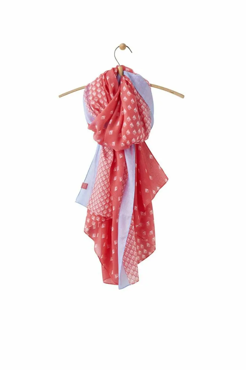 Joules Wensley Red Boat Geo Scarf