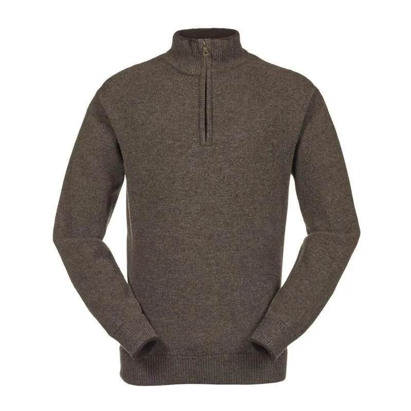 Musto Country Zip Neck Mulch Knit Jumper