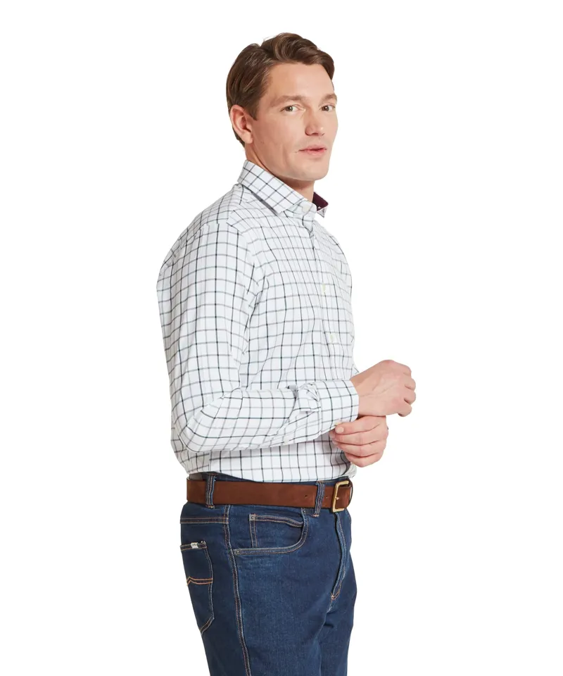 Schoffel Baconsthorpe Tailored Shirt - Deep Purple Check-2